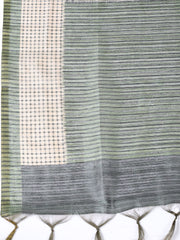 Kantha Work Chanderi Unstitched Suit With Dupatta
