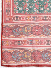 Printed Linen Unstitched Suit With Dupatta