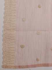 All Over Embroidery Chiffon Unstitched Suit Piece With Dupatta