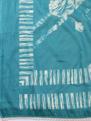 Printed Cotton Blend Unstitched Suit With Dupatta