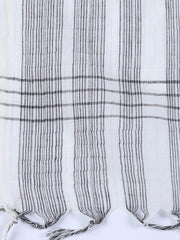 Thread Embroidery Cotton Blend Unstitched Suit With Dupatta