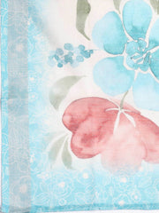 Printed Linen Unstitched Suit With Dupatta