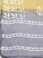 Printed Cotton Blend Unstitched Suit Piece With Dupatta