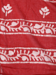 Printed Cotton Blend Unstitched Suit With Dupatta