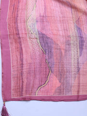 Zardozi Art Silk Unstitched Suit Piece With Dupatta