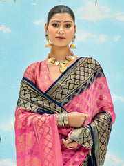Woven Printed Georgette Saree