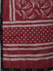 Printed Cotton Blend Unstitched Suit With Dupatta