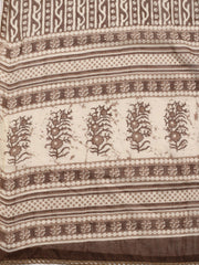 Printed Cotton Blend Unstitched Suit With Dupatta