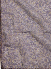 Neck Embroidered Chanderi Unstitched Suit Piece With Dupatta