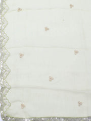 Embroidered Chiffon Unstitched Suit With Dupatta