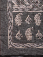 Printed Cotton Blend Unstitched Suit Piece With Dupatta