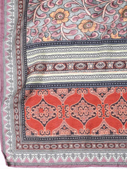 Neck Embroidered Chanderi Unstitched Suit Piece With Dupatta