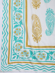 Printed Cotton Blend Unstitched Suit With Dupatta
