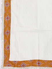 Printed Cotton Blend Unstitched Suit Piece With Dupatta