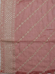 All Over Embroidery Chiffon Unstitched Suit Piece With Dupatta