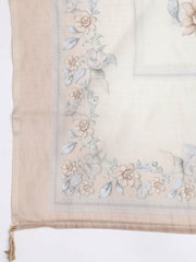 Printed Linen Unstitched Suit Piece With Dupatta