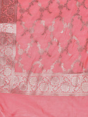 Woven Chanderi Unstitched Suit With Dupatta