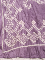 Printed Cotton Blend Unstitched Suit With Dupatta