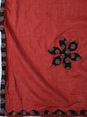 Printed Cotton Blend Unstitched Suit With Dupatta