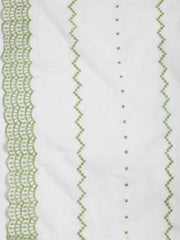 Neck Embroidered Cotton Blend Unstitched Suit With Dupatta