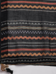 Patch Neck Muslin Unstitched Suit Piece With Dupatta