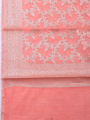 Banarasi Chanderi Unstitched Suit With Dupatta