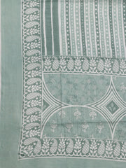 Floral Printed Cotton Blend Unstitched Suit Piece With Dupatta