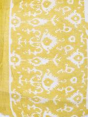Printed Cotton Blend Unstitched Suit With Dupatta