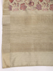 Neck Embroidered Tissue Unstitched Suit With Dupatta