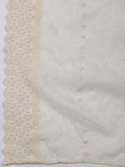 Woven Embroidered Cotton Blend Unstitched Suit With Dupatta