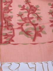 Jamdani Chanderi Unstitched Suit Piece With Dupatta