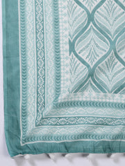 Printed Cotton Blend Unstitched Suit With Dupatta