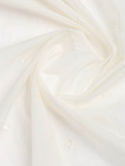 Embroidered Chanderi Unstitched Suit With Dupatta