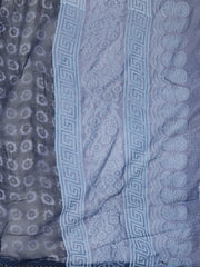 Printed Cotton Blend Unstitched Suit With Dupatta