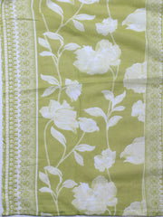 Printed Cotton Blend Unstitched Suit With Dupatta