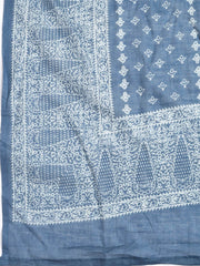 Printed Cotton Blend Unstitched Suit With Dupatta