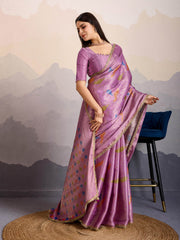 Zari Jaal Woven Art Silk Saree