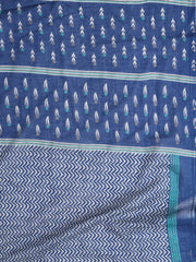 Printed Cotton Blend Unstitched Suit With Dupatta