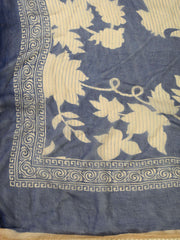 Printed Cotton Blend Unstitched Suit With Dupatta