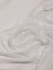 All Over Embroidered Georgette Unstitched Suit With Dupatta