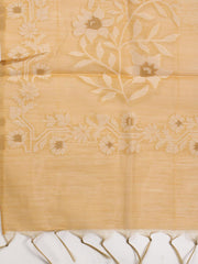 Jamdani Chanderi Unstitched Suit Piece With Dupatta