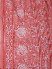 Neck Woek Cotton Blend Unstitched Suit With Dupatta