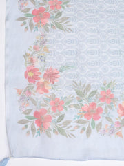 Printed Linen Unstitched Suit With Dupatta