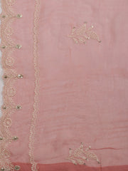 All Over Embroidered Georgette Unstitched Suit With Dupatta