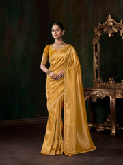 Embroidered Cotton Blend Saree