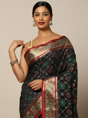 Printed Art Silk Patola Saree