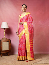 Printed Art-Tusser Saree