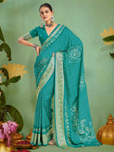 Digital Printed Art Silk Saree