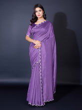 Embroidered Chiffon Saree