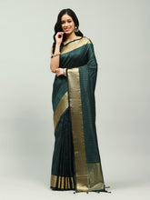 Embroidered Border Booti Art Silk Saree